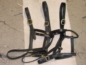 Leather headcollar repairs