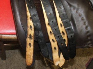 Old Girth Straps to be removed and new girth straps replaced on saddle